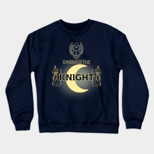 Embrace the Knight Moon Egyptian Hero Crewneck Sweatshirt